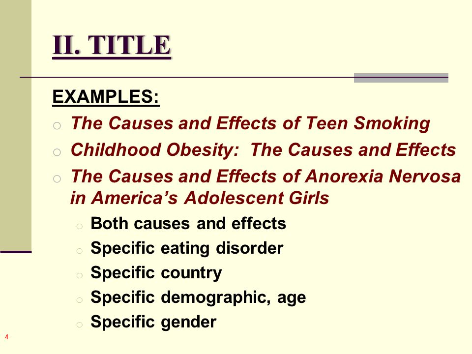 An Easy Approach to Teenage Smoking Research Paper